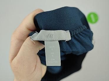 granatowa plisowane spódnice: H&M, Spódnica damska, rozmiar S — 4
