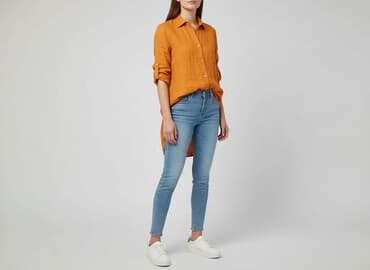 sukienka koszulowa plus size: Sukienka damska, rozmiar S — 5