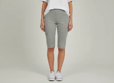 pomarańczowe rajstopy dla dzieci: Legginsy Krótkie damskie, rozmiar S — 1