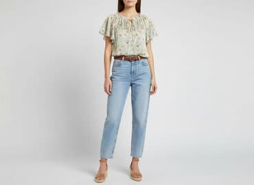 szyfonowe bluzki duże rozmiary: Bluzka damska, rozmiar M — 5