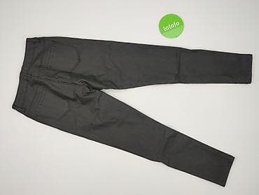 czarne cargo pull and bear: Jeansy damskie, rozmiar M — 4