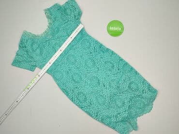 miętowa sukienka z koronki: Sukienka damska, rozmiar S — 4