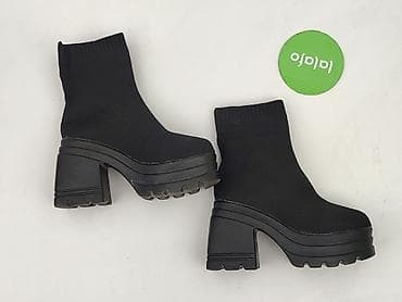 trampki na platformie h: Botki damskie, rozmiar 36 — 3