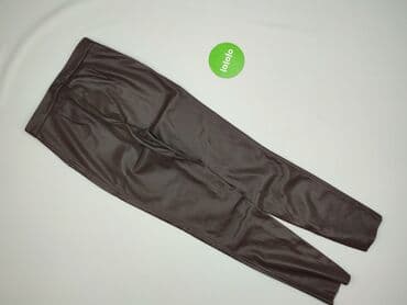 woskowane legginsy z wysokim stanem zara: Material trousers for women, XS — 3