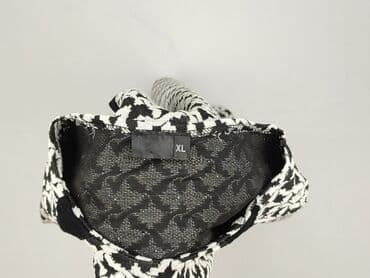 sukienka biała z czarnymi wstawkami: Sukienka damska, rozmiar XL — 5