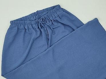 spódnice lyocell: Szerokie damskie spodnie culotte, kolor niebieski (chłodny błękit). - — 1