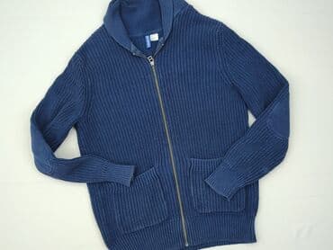 niebieski kardigan h m: H&M, Kardigan damski, rozmiar S — 1