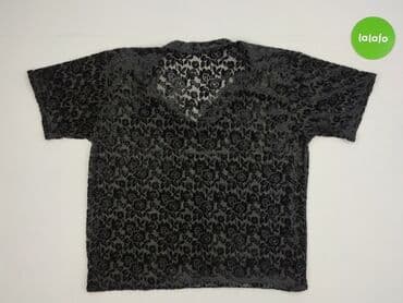 czarne t shirty damskie w serek: T-shirt damski, rozmiar XL — 3