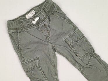 koszulki dla dzieci z fajnymi napisami: Material trousers, 1.5-2 years, 92, condition - Very good — 1