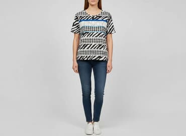 śmieszne koszulki z koniem: Betty Barclay, T-shirt damski, rozmiar L — 6