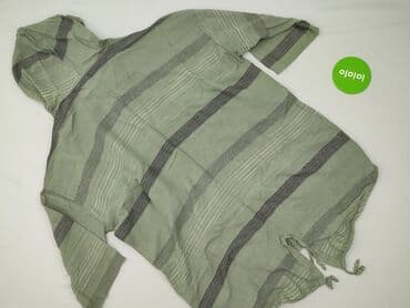 bluza lniana z kapturem: Woman Collection, Ponczo damskie, rozmiar One size — 4