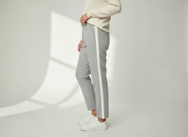 neonowe spodnie damskie: Spodnie materiałowe damskie, rozmiar M — 6