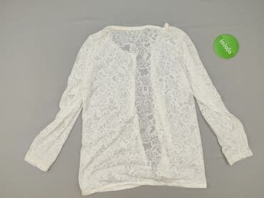 ażurowy sweter na szydełku: Kardigan damski, rozmiar M — 3