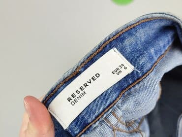 reserved sukienki czerwone: Reserved, Jeansy damskie, rozmiar XS — 4