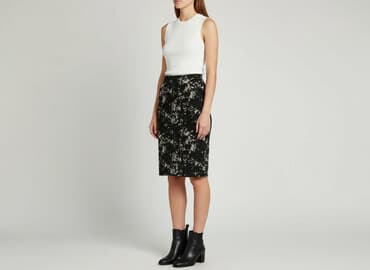 czarna spódnica hm: H&M, Spódnica damska, rozmiar M — 6