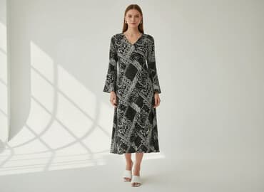 tanie sukienki długi rękaw: Sukienka damska, rozmiar S — 6