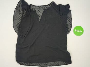 czarne bluzki w biale grochy: H&M, Bluzka damska, rozmiar L — 3