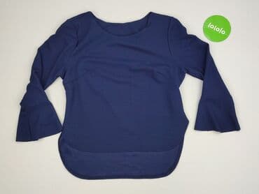 niebieskie sukienki plus size: Bluzka damska, rozmiar M — 2