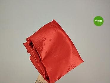 Home Decor: PL - Tablecloth 128 x 156, color - Red, condition - Very good — 4