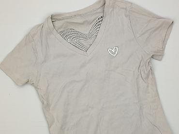 bluzki dekolt w serce: T-shirt damski, rozmiar S — 1
