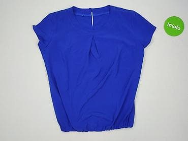 chabrowa bluzki plus size: Bluzka damska, rozmiar L — 2