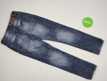 dopasowane spodenki: Spodnie jeansowe, Next, 8 lat, 134/140, stan - Idealny — 3