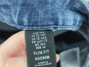 laurelle sukienka: Spodnie jeansowe, H&M, 14 lat, 164, stan - Bardzo dobry — 4