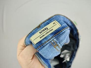 spodnie cargo jeans: Sinsay, Jeansy damskie, rozmiar L — 4