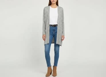 eleganckie swetry damskie różpinane do sukienki: H&M, Women`s knitwear, size M — 1