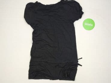 czarne t shirty w serek damskie: Cocomore, T-shirt damski, rozmiar M — 3