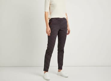 spodnie serduszka by o la la czarne: F&F, Spodnie materiałowe damskie, rozmiar S — 6