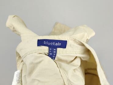 kremowe jeansy damskie: Spodnie materiałowe damskie, rozmiar S — 4