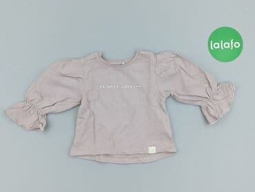 koszulka widzewa: Sweatshirt, River Island, 6-9 months, condition - Very good — 2