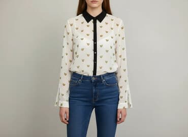 lniana koszula stradivarius: Stradivarius, Koszula damska, rozmiar M — 6