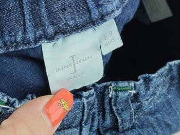 ccc kapcie inblu: Denim pants, 6-9 months, condition - Very good — 4