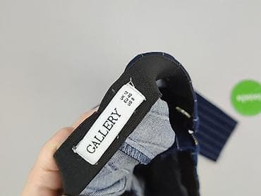 dżinsy do garnituru: Spodnie materiałowe damskie, rozmiar L — 4