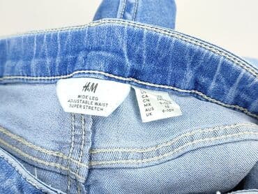 hm top bialy: Spodnie jeansowe, H&M, 10 lat, 140, stan - Bardzo dobry — 4