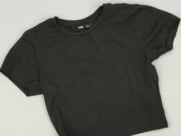 czarne t shirty basic: Sinsay, Футболка жіноча, розмір L — 1