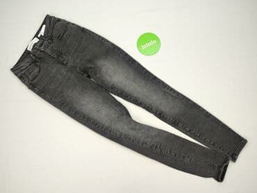 szare szerokie jeansy: Denim Collection, Jeansy damskie — 2