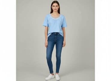 koszulki lacoste olx: T-shirt damski, rozmiar L — 6