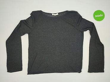 szary plaszcz pull: PULL&BEAR, Sweter damski, rozmiar L — 2