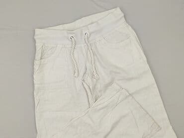 joggery lniane damskie: Moodo, Spodnie 3/4 damskie, rozmiar XL — 1