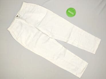 koszule lniane reserved: Spodnie materiałowe damskie, rozmiar S — 3