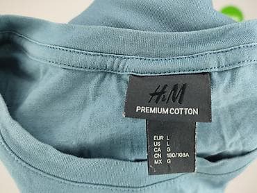 basic oversize t shirt: H&M, Koszulka dla mężczyzn, rozmiar L — 5