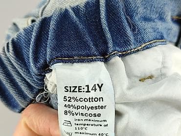 bluza jeansowa: Spodnie jeansowe, 14 lat, 158/164, stan - Idealny — 4