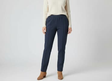 długie spodnie damskie dla wysokich: Spodnie materiałowe damskie, rozmiar 3XL — 6