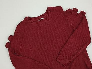 bordowy: Sweter damski, rozmiar XL — 1