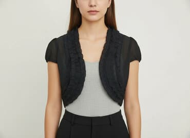 sukienki na wesele z bolerkiem: Marynarka damska, rozmiar S — 1