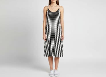 sukienka w kolorowe paski: Divided, Sukienka damska, rozmiar M — 1