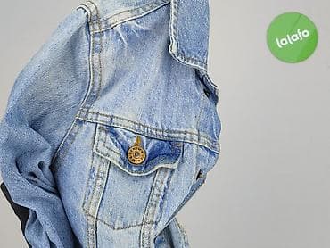 bluza od h: Dziecięca kurtka jeansowa, 5-6 lat, 110-116 cm, H&M, stan - Bardzo dobry — 4